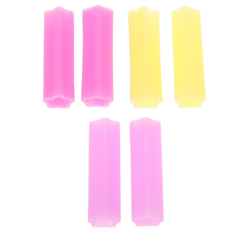 Happyyami 12 Pairs Silicone Cuticle Scissors Covers Nipper Protector