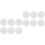 20 Pcs Diy Mesh Sheet Plastic Cross Stitch Sewing Round Sheets 4