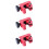 3Pcs Portable Rotary Truncation Tool Mini Arrow Archery Red 8