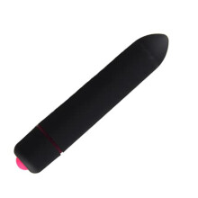 Waterproof Bullet Setting Silicone Massage Ball for Neck and Back Relief Cordless Travel Bullet Massager KDSM7U Black