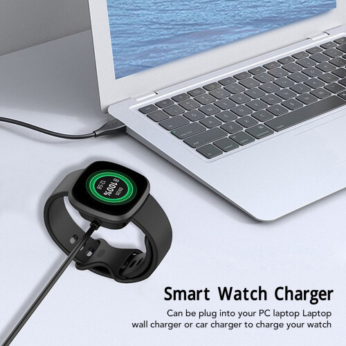 Wireless Charger Dock for Fitbit Versa 3 Sense, 5V 30CM Cable 2