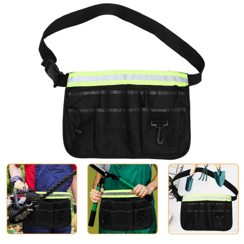 2Pcs Utilitário Ajustável Com Bolsa Refletiva Para Construção