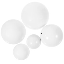 5 Unidades Bola Reflexiva Aço Inoxidável Para Decoração De