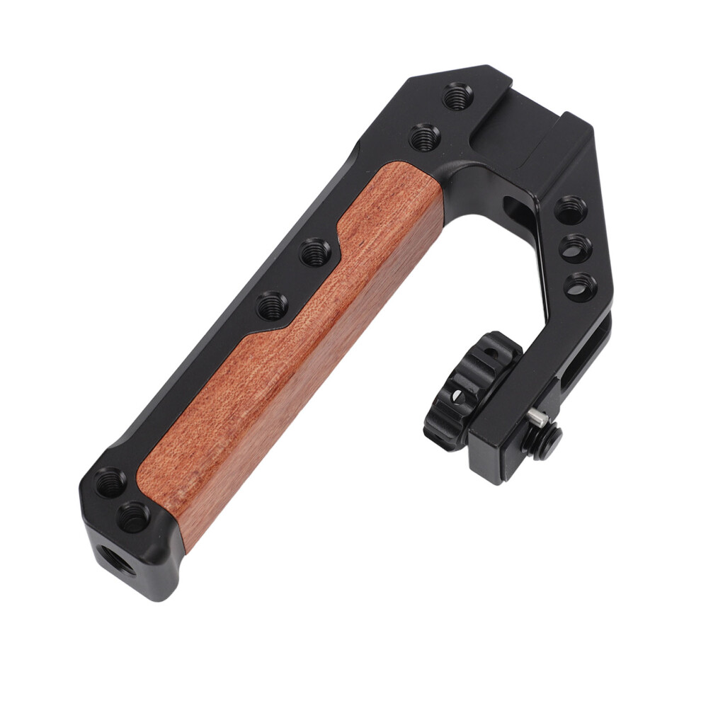 Aluminium Camera Handle With Cold Shoe & 1/4In 3/8In Ports Dslr Rig Accessory 8711351942414