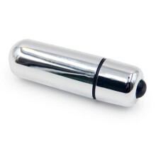 Electric Bullet Tool Portable Waterproof Mini Massager, 10 Modes, Quiet, For Women Pleasure, Neck Relax, Silver VGBFP8