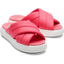 (Pink, 5 (Adults')) TOMS Alpargata Mallow Crossover Polyester Blend Women's Pink Slides