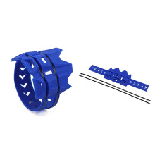 Universal Exhaust Protection Cover For SX EXC Motocross Dirt Pit Bike, Blue, Motorcycle Exhaust Muffler Silencer Guard