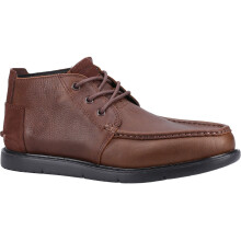 (Brown, 11 (Adults')) TOMS Navi Moc Chukka Leather Men's Brown Ankle Boots