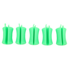 5 Stück Silikon FixedBall Fastener zum Angeln grün