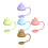 5Pcs Silicone Straw Tips Protectors Reusable Caps Assorted Home Use 8