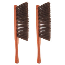 2Pcs Wooden Hand Broom Brushes Soft Bristle For Cleaning Surfaces