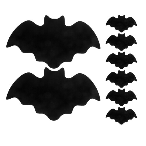 16 Tovagliette Halloween a Forma in Nero 1