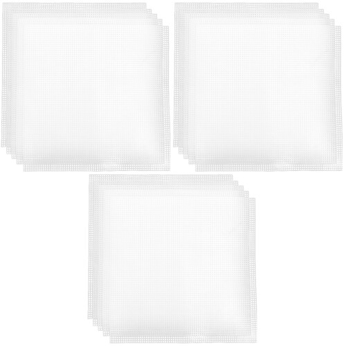 15 Pcs Plastic Mesh Sheets For Embroidery And Crochet Projects 2