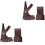 2 Sets Sheath Cover Outdoor Protector Case 3
