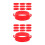 20 Pcs Traffic Cones Connector For Safety And Stability 7
