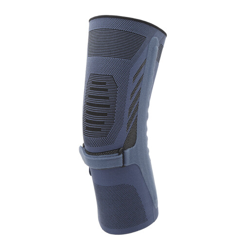 Breathable Knee Sleeve for Patellar Support, Dark Blue, Nylon 1