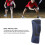 Breathable Nylon Knee Pad Protector M, Dark Blue, Adjustable Fit 3