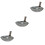 3Pcs Metal Sifting Reusable Muck Cleaning Scoop 7