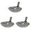3Pcs Metal Sifting Reusable Muck Cleaning Scoop 4