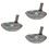 3Pcs Metal Sifting Reusable Muck Cleaning Scoop 8