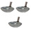 3Pcs Metal Sifting Reusable Muck Cleaning Scoop 5