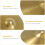 3 Pcs Brass Cymbal Set For Drum Kit (8 Inch) 6