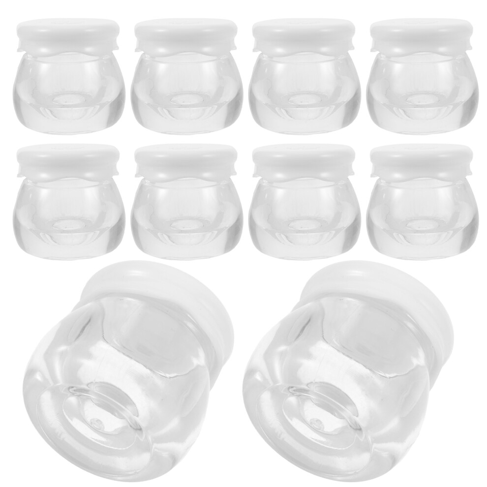 Inoomp Cream 40 Pcs Refillable Bottles Cosmetic Containers Dispenser