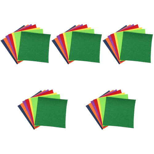 35 Sheets Diy Felt Cloths Polyester Nonwoven Fabric For Kids Craft 2