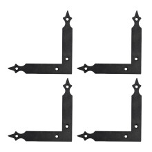 20 Pcs Flat L Shape Corner Brace Iron Right Angle Bracket Support