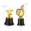 6Pièces Trophées Décoratifs Multicolores Pour Remise De Prix 10