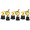 6Pièces Trophées Décoratifs Multicolores Pour Remise De Prix 4