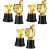 6Pièces Trophées Décoratifs Multicolores Pour Remise De Prix 3