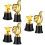 6Pièces Trophées Décoratifs Multicolores Pour Remise De Prix 7