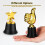 6Pièces Trophées Décoratifs Multicolores Pour Remise De Prix 11