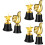6Pièces Trophées Décoratifs Multicolores Pour Remise De Prix 6