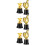 6Pièces Trophées Décoratifs Multicolores Pour Remise De Prix 8