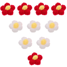 20 Pcs Manual Flower Ornament Diy Brooch Headdress Accessory