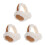 3Pièces Cache-Oreilles En Beige Pliable Et Confortable 10