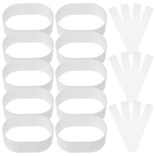 3Sets Oval Backform Kuchenform Aluminium, Weiß, Leicht Zu Reinigen
