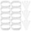 3 Sets Of Cake Molds Non Stick Oval Baking Rings With Wrapper 1