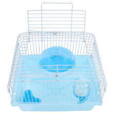 3Pcs Hamster Cage Travel Carrier For Small Pets Blue