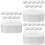 3 Sets Of Cake Molds Non Stick Oval Baking Rings With Wrapper 8