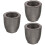 3Pcs Graphite Ingot Mold For Brass Copper Casting 8