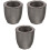 3Pcs Graphite Ingot Mold For Brass Copper Casting 5