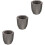 3Pcs Graphite Ingot Mold For Brass Copper Casting 7