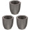 3Pcs Graphite Ingot Mold For Brass Copper Casting 4