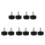10Pcs Black Rubber Roller Skate Toe Covers Adjustable Brake Stoppers 9