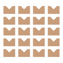 20Pcs Picture Frame Corner Protectors Craft Paper For Scrapbooking