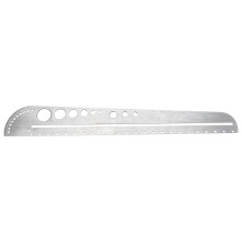 2Pièces Outil Mesure Multi Usage Acier Inoxydable Pratique Argent