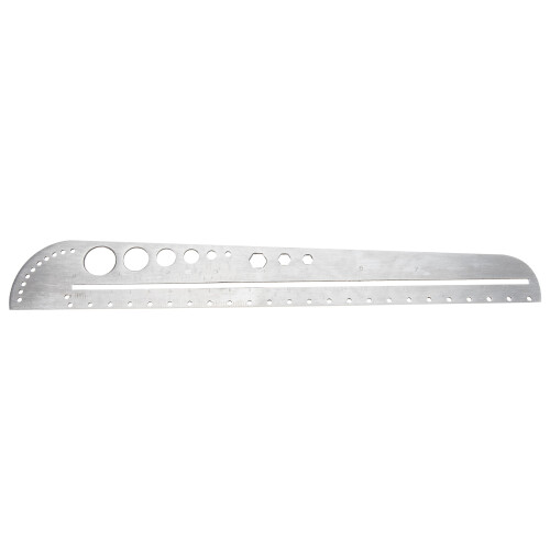 2Pièces Outil Mesure Multi Usage Acier Inoxydable Pratique Argent